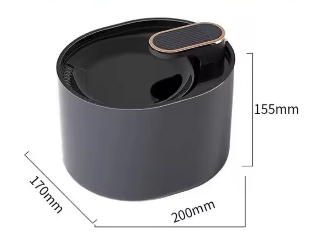 Miniatura 3 de FUENTE BEBEDERO MASCOTAS AGUA NEGRO